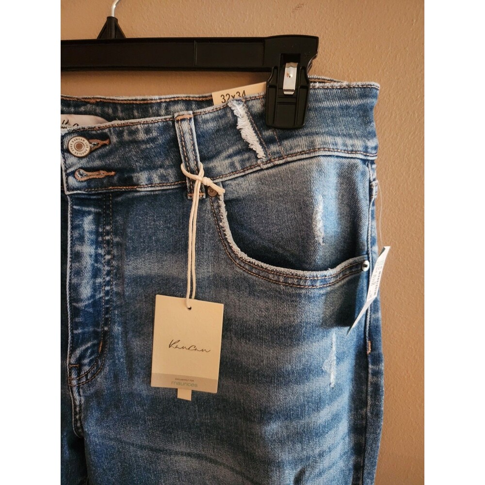 Kancan Maurices High Rise Flare Jeans Size 32x34 32 Long NWT - Picture 2 of 6
